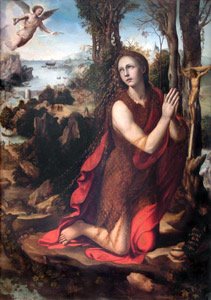 Maria Maddalena e due angeli 